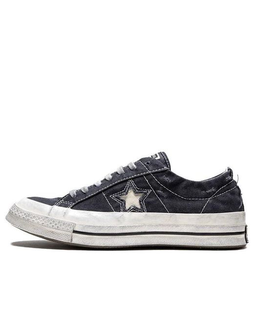 Converse One Star Ox Faith Connexion Dirty Shoes in Blue | Lyst