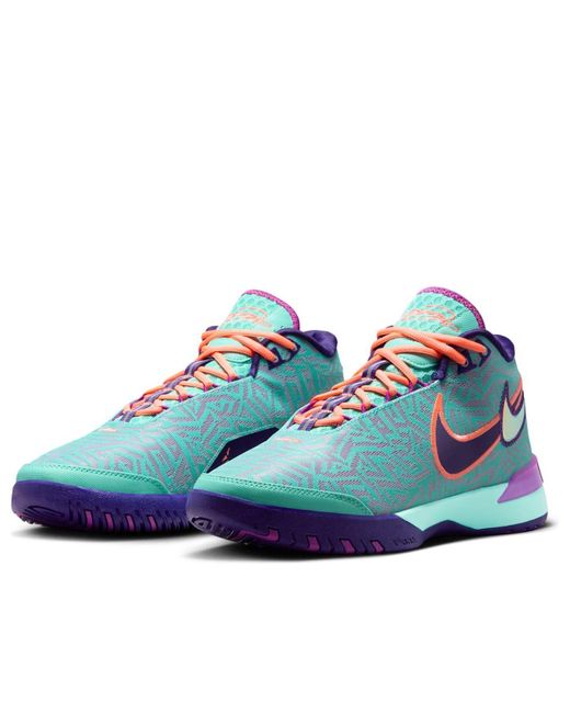 Nike Blue Zoom Lebron Nxxt Genisus 'Hyper' for men