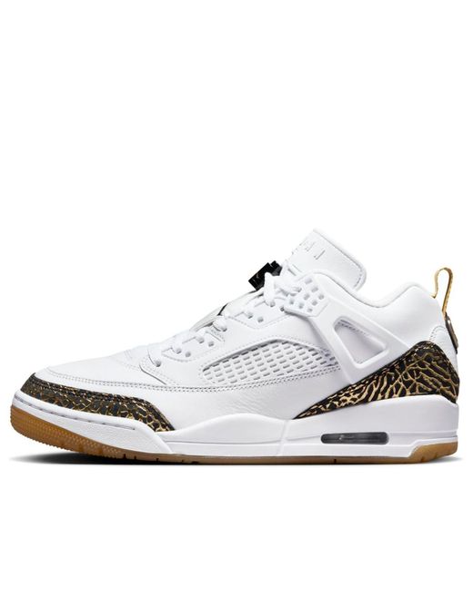 Nike White Spizike Low Metallic' for men