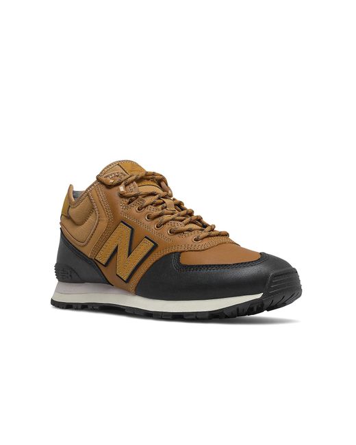 New Balance Brown 574 Series Mid Tops for men