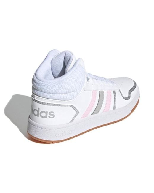 Adidas White (Wmns) Hoops 2.0 Mid