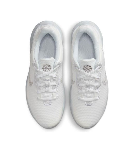 Nike White (Wmns) Flex Experience Run 11 Wide Metallic'