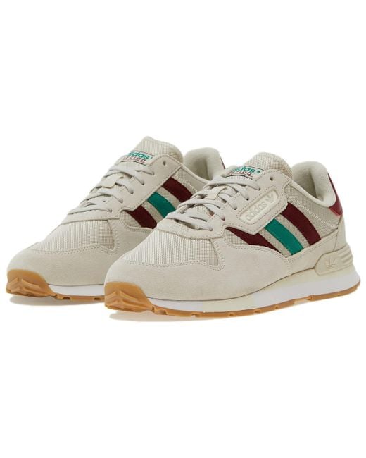 Adidas Gray Originals Treziod 2 Shoes 'Aluminium Burgundy' for men