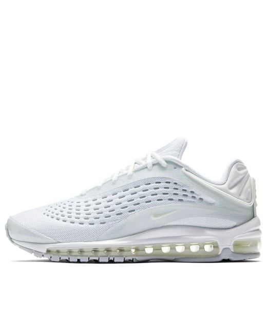 Nike White Air Max Deluxe 'Pure Platinum' for men