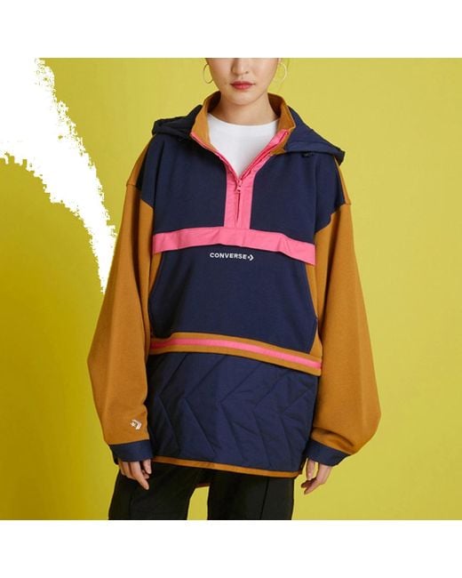 Converse Blue (Wmns) Convertible Hoodie Dress Tan'