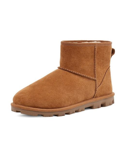 Ugg Brown (Wmns) Essential Mini Classic Fleece Lined