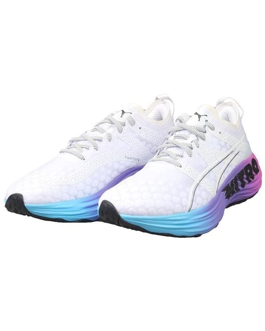 PUMA White Foreverrun Nitro 'Sunset for men