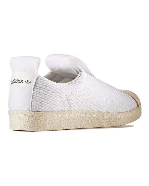Adidas White (Wmns) Superstar Bw35 Slip-On