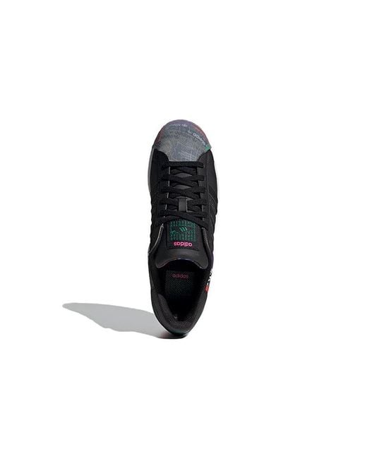 Adidas Black Originals Superstar Shoes 'Core' for men
