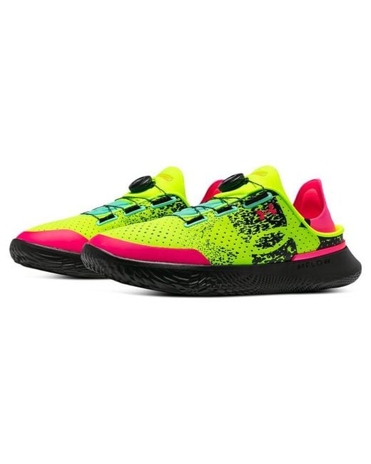 Under Armour Green Ua Flow Slipspeed 'Lime Surge' for men
