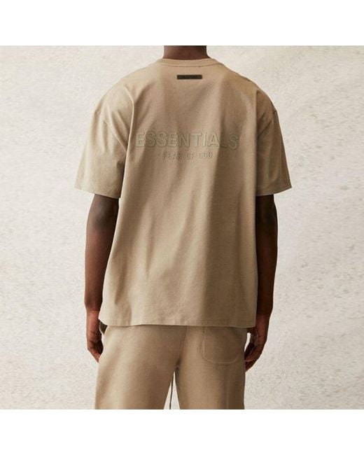 Fear Of God Gray Ss21 Short Sleeve Tee for men
