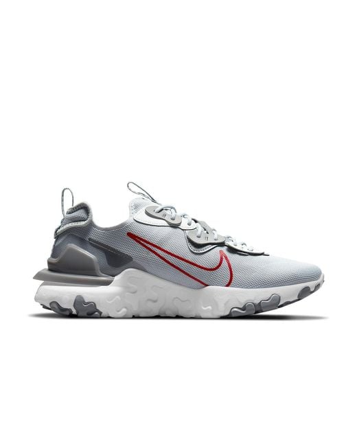 Nike Gray React Vision 'Smoke University' for men