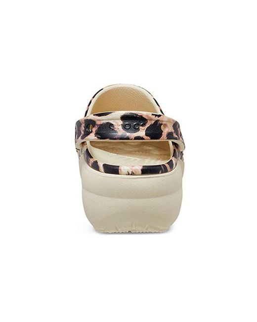CROCSTM Brown (Wmns) Classic Platform 'Leopard'