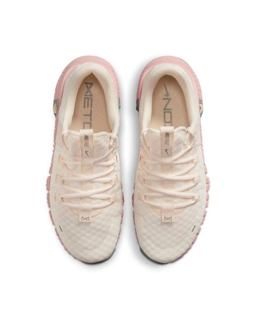 Nike Pink (Wmns) Free Metcon 5 Workout Shoes 'Pale Ivory Ice Peach'