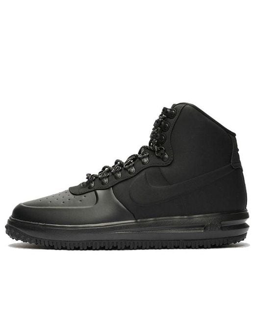 Nike Black Lunar Force 1 Duckboot '18 'Triple' for men