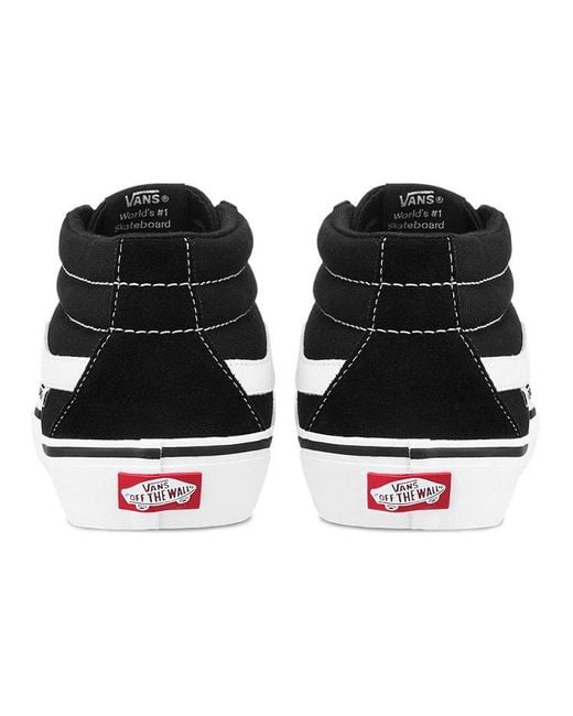 Vans Black Sk8-Mid Pro for men