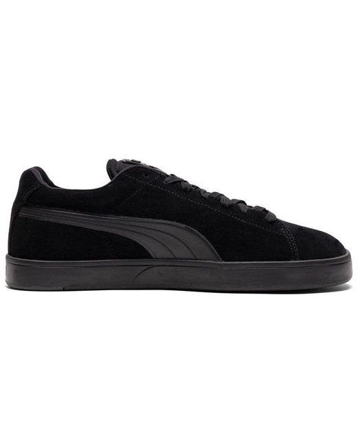 PUMA Black Suede Skate Shoes for men