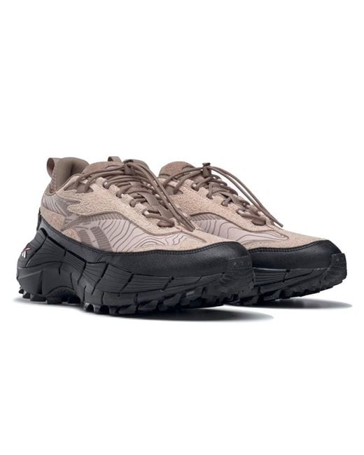 Reebok Blue Zig Kinetica 2.5 Edge 'Soft Ecru' for men