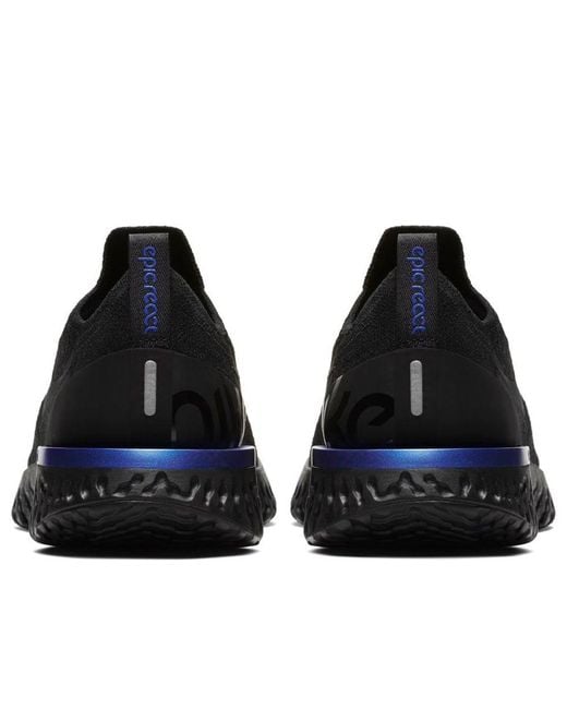 Nike Black Epic React Flyknit Racer' for men