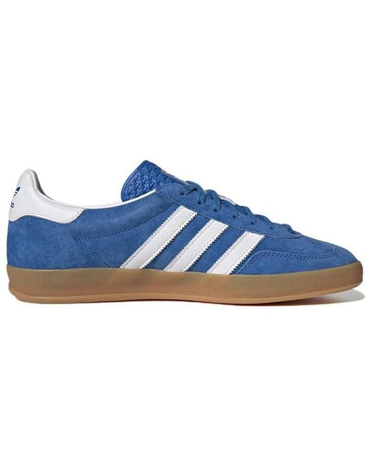 Adidas Blue Gazelle Indoor Bird Gum' for men