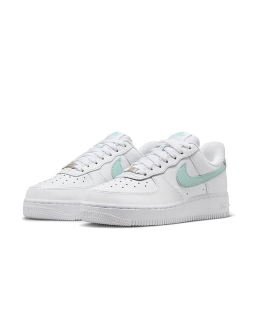 Nike White (Wmns) Air Force 1 Low 'Jade Ice'
