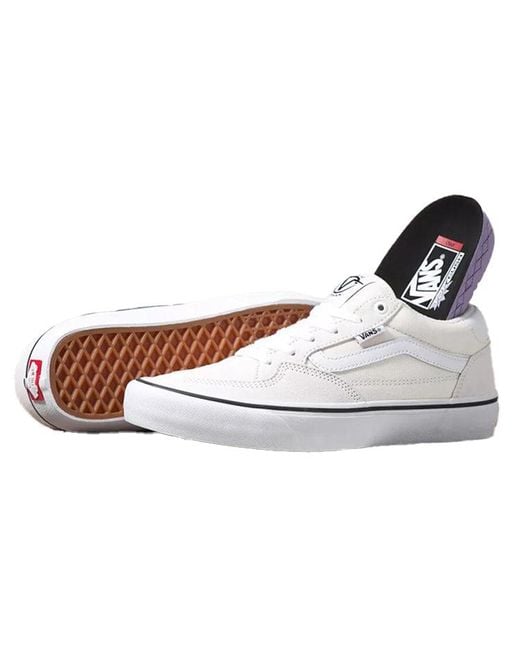 Vans White Rowan Pro Shoes for men