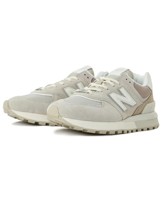 New Balance White 574 for men