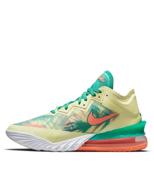 Nike Green Lebron 18 Low 'Lebronold Palmer' for men
