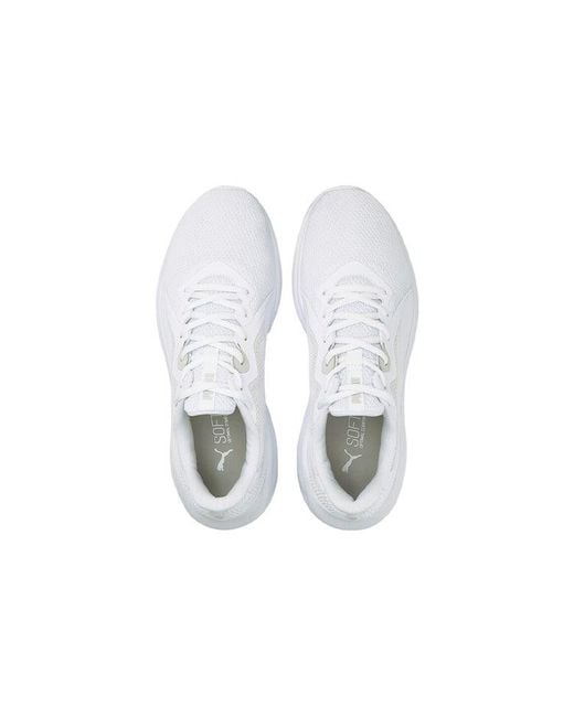 PUMA White Twitch Runner for men