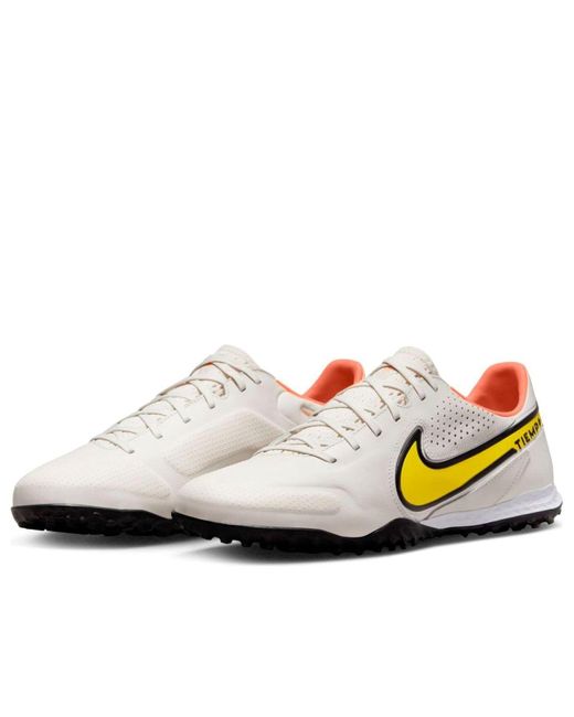 Nike White React Tiempo Legend 9 Pro Tf for men