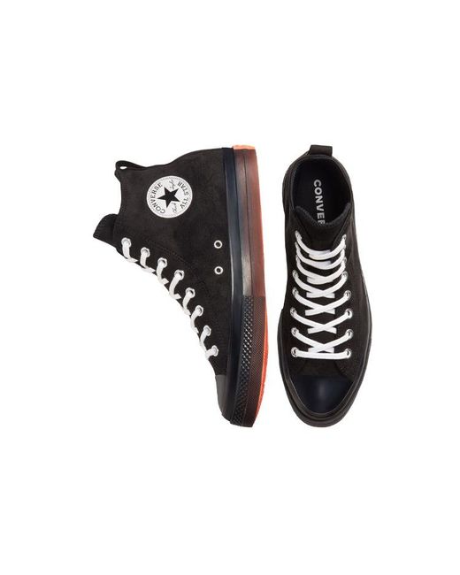 Converse Black Chuck Taylor All Star Cx Suede High Wild Mango' for men