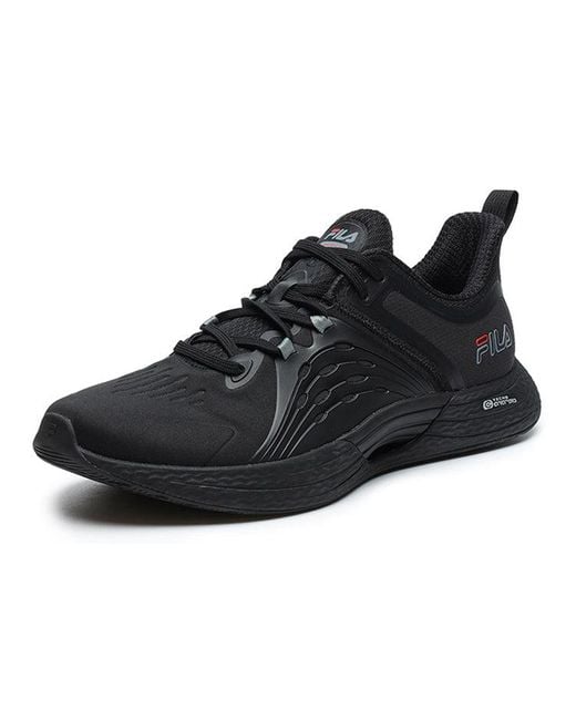 Fila Black Athletics Training Shoes 'Triple' for men