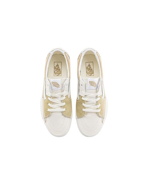 Vans White Sk8-Low Reconstruct for men