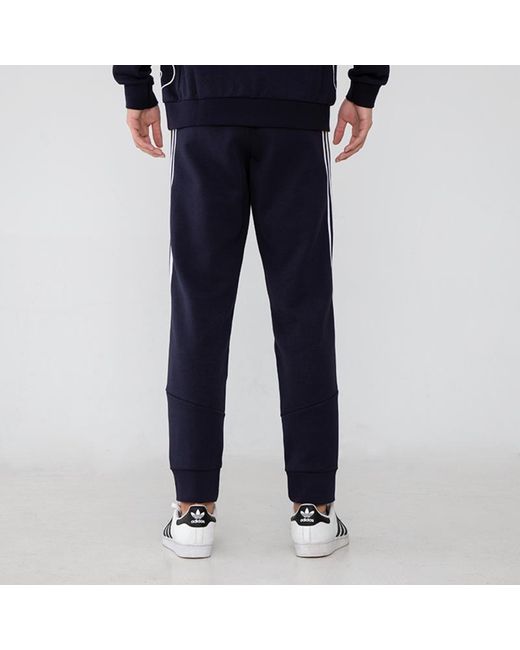 Adidas Blue Fi 3S Pant Logo Printing Bundle Feet Sports Pants/Trousers/Joggers for men