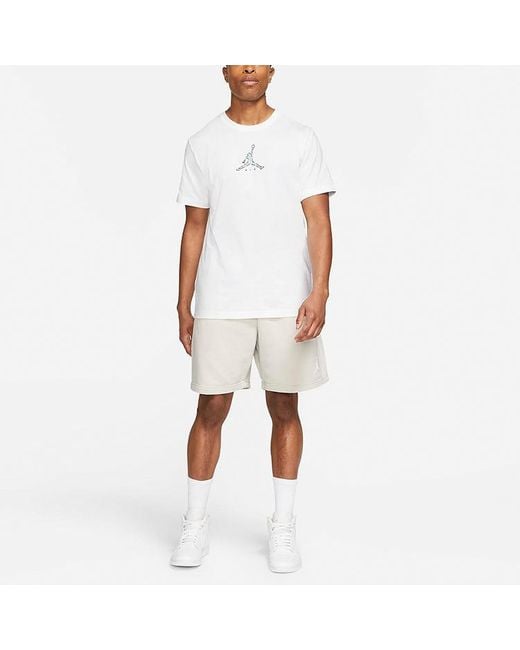 Nike White As J Brand 23 Swoosh Ss Crew for men