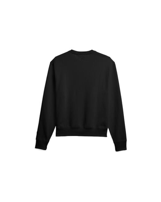 Adidas Originals X Pharrell Williams Crossover Solid Color Round Neck Pullover Long Sleeves Black for men