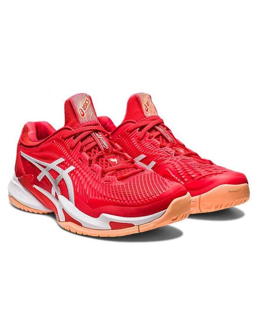 Asics Red Court Flytefoam 3 Novak Shoes for men