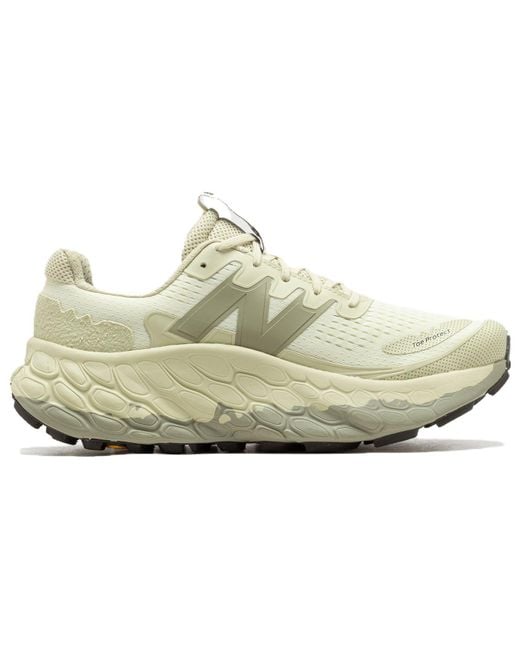 New Balance White Fresh Foam More Trail V3 'Pistachio Butter' for men