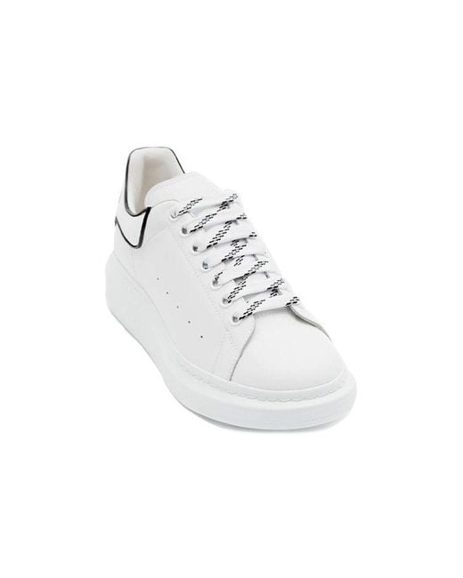McQueen White Oversized Sneaker Trim' for men