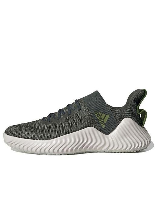 Adidas Brown Alphabounce Trainer for men