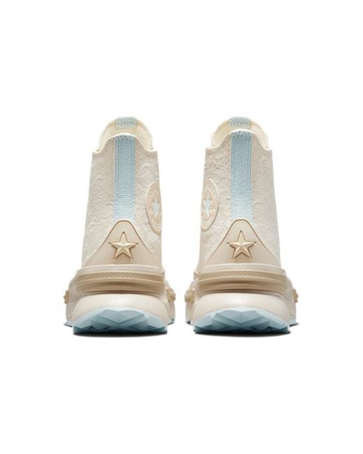 Converse Natural (Wmns) Run Star Legacy Cx Platform Swirl Jacquard 'Ivory Aqua Mist'