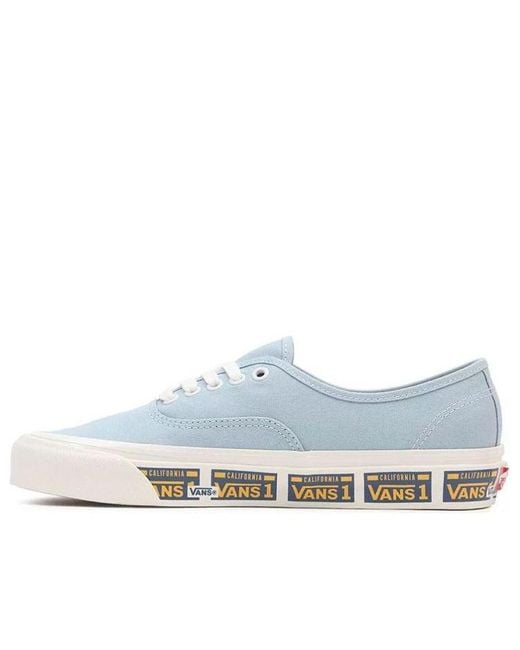 Vans Blue Anaheim Factory Authentic 44 Dx Low-Top Sneakers Light for men