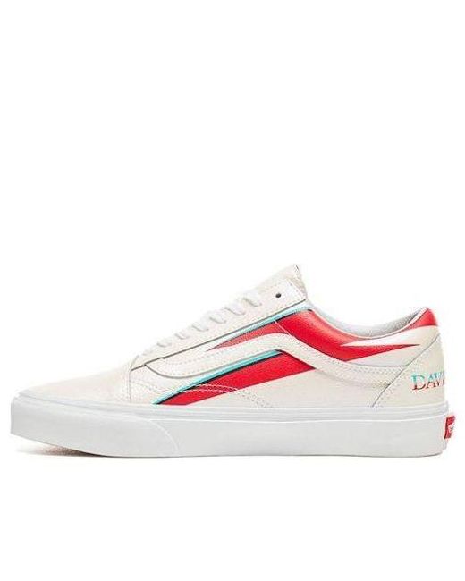 Vans White David Bowie X Old Skool 'Aladdin Sane' for men