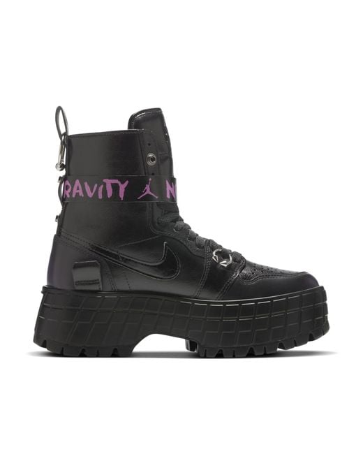 Nike Black (Wmns) 1 High Brooklyn 'No Gravity'
