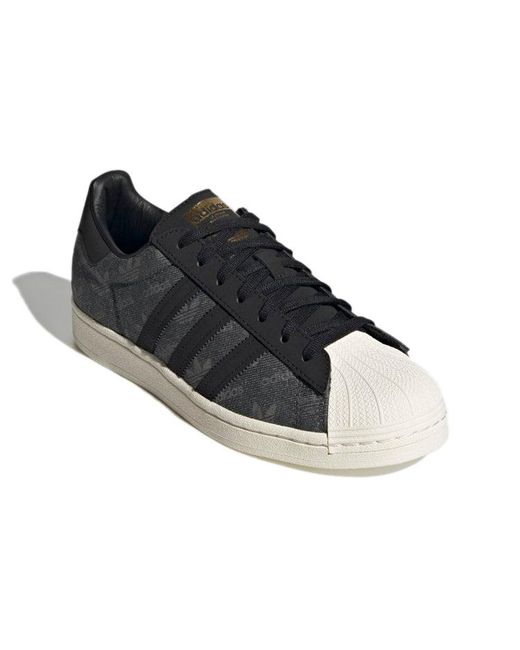 Adidas Black X Atmos Superstar 'Denim Pack for men