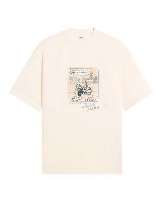 Li-ning Natural X Disney Graphic Loose Fit T-Shirt for men