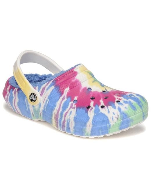 CROCSTM Blue Classic Clog Tie Dye Multi for men