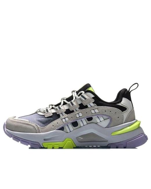 Li-ning Gray (Wmns) Reverses Neon'