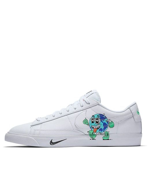 Nike Blue Steven Harrington X Blazer Low Flyleather Qs 'Earth Day' for men