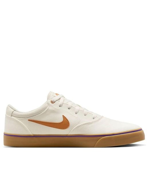Nike White Sb Chron 2 Canvas 'Summit Gum' for men